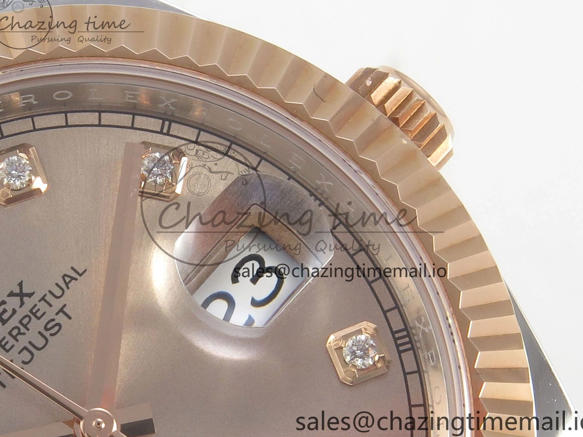 MiroTime 1218 Colorful DateJust 41 126331 SS RG ARF 1:1 Best Edition RG Diamonds Dial on Oyster Bracelet SH3235 (Weighted) 185